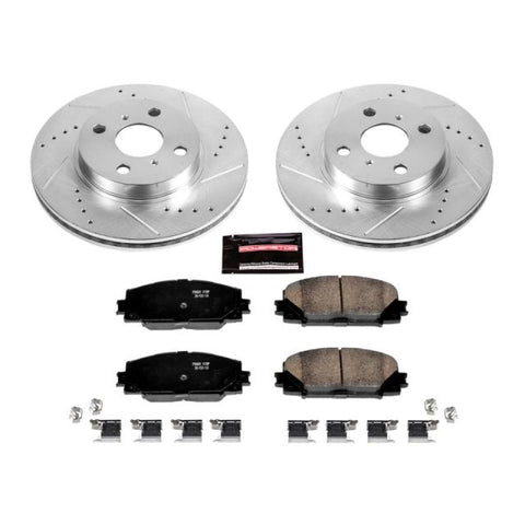 Power Stop 2013 Scion iQ Front Z23 Evolution Sport Brake Kit - K5863