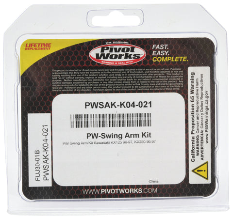 Pivot Works 96-97 Kawasaki KX125 Swing Arm Kit - PWSAK-K04-021