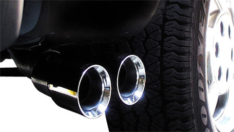 Corsa 1999-2006 GMC Sierra Reg. Cab/Short Bed 1500 4.8L V8 Polished Sport Cat-Back Exhaust - 14261