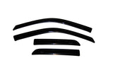 AVS 09-18 Dodge RAM 1500 Quad Cab Ventvisor Outside Mount Window Deflectors 4pc - Smoke - 94101