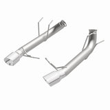 MagnaFlow 13 Ford Mustang Dual Split Rear Exit Stainless Axle-Back Cat Back Exhaust (Competition) - 15152