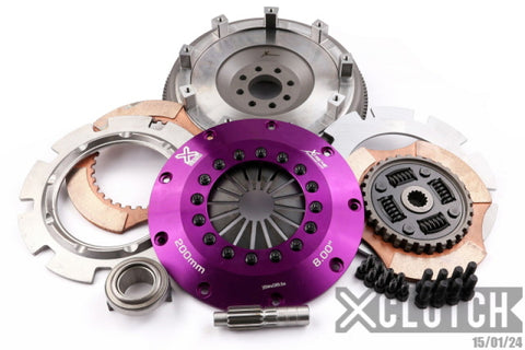 XClutch 02-06 Mini Cooper S 1.6L 8in Twin Sprung Ceramic Clutch Kit - XKMC20520-2B