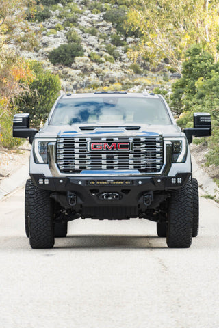DV8 Offroad 24-26 GMC Sierra 2500/3500 Spec Series Front Bumper w/ Winch - FBGC2-02