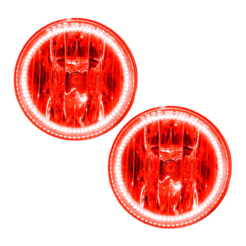Oracle Lighting 07-13 GMC Yukon Pre-Assembled LED Halo Fog Lights -Red - 7057-003