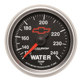 Autometer Sport-Comp II 2-1/16in 120-240 Deg Mechanical Water Temp Gauge - Bowtie Black - 3632-00406