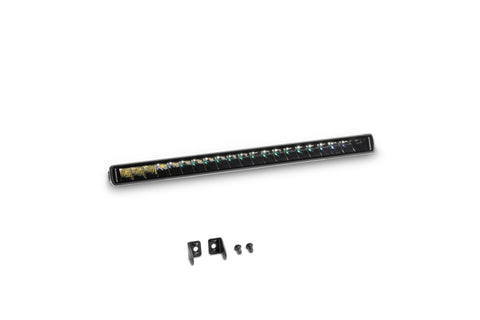 Go Rhino Xplor Blackout Series Sgl Row LED Light Bar (Surface/Threaded Stud Mount) 20.5in. - Blk - 751052001CSS