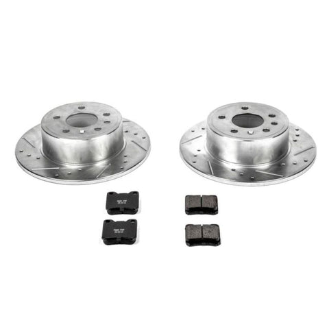 Power Stop 99-03 Saab 9-3 Rear Z23 Evolution Sport Brake Kit - K831