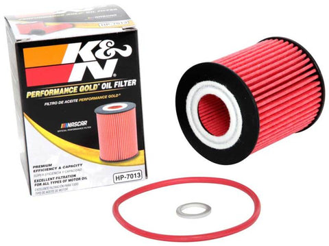 K&N Performance Oil Filter for 15-16 Hyundai Genesis Sedan 3.8L V6 - HP-7035