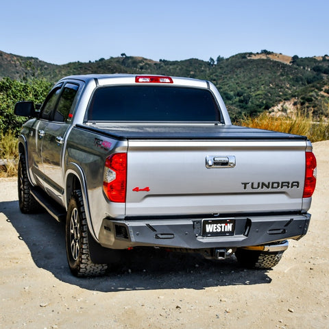 Westin 14-21 Toyota Tundra (Excl. Tundra w/Blind Spot Sys) Pro-Series Rear Bumper - Tex. Blk - 58-421035