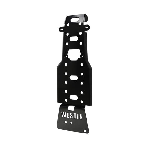 Westin/Snyper 07-11 Jeep Wrangler Transmission Pan Skid Plate - Textured Black - 42-21125