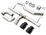 AWE 19-23 BMW 330i / 21-23 BMW 430i Base G2X Track Edition Axle Back Exhaust - Diamond Black - 3020-33429