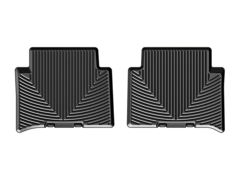 WeatherTech 2015+ Chevrolet Colorado Rear Rubber Mats - Black - W349
