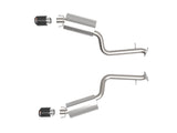 aFe Lexus IS350 14-22 V6-3.5L Takeda Axle-Back Exhaust System- Carbon Fiber Tip - 49-36060-C