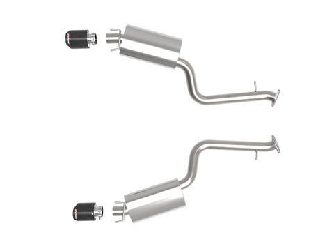 aFe Lexus IS350 14-22 V6-3.5L Takeda Axle-Back Exhaust System- Carbon Fiber Tip - 49-36060-C