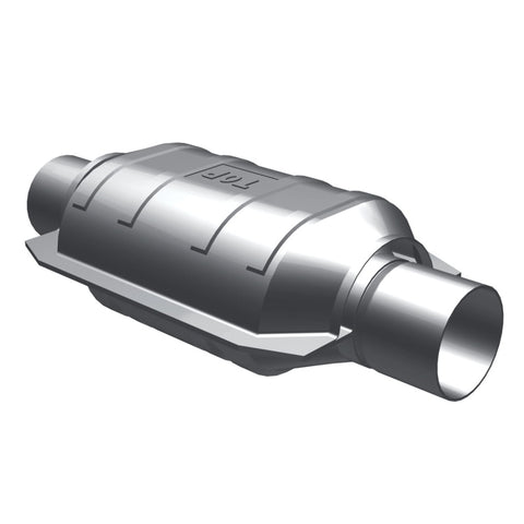 MagnaFlow Conv Univ 2.25 inch Inlet/Outlet Center/Center Oval (CA OBDII) - 441305