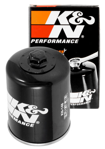 K&N 01-12 Yamaha FJR 1300/1300A/1300AE/1300AS 2.688in OD x 3.813in H Oil Filter - KN-148