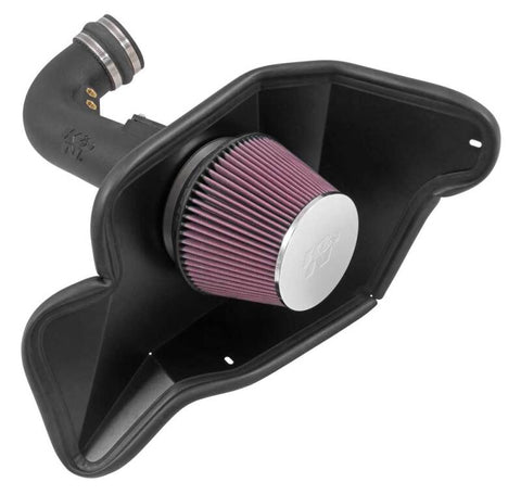 K&N 2015 Ford Mustang GT 5.0L V8 F/I Performance Intake Kit - 63-2590