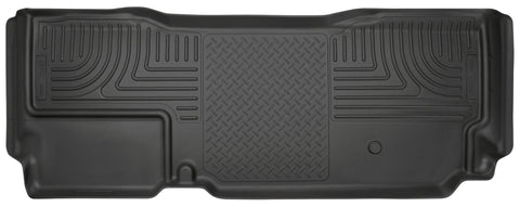 Husky Liners 11-15 Ford F250/F350/F450 Super Duty Ext Cab WeatherBeater Black 2nd Seat Floor Liners - 19721