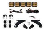 Diode Dynamics 21-22 Ford F-150 SS5 Grille CrossLink Lightbar Kit- Sport Yellow Combo - DD7318