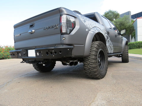 Addictive Desert Designs 10-14 Ford F-150 Raptor Venom Rear Bumper w/ Backup Sensor Cutouts - R012231280103