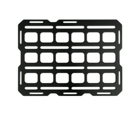 BuiltRight Industries 10in x 7.5in Tech Plate Steel Mounting Panel - Black - 201011