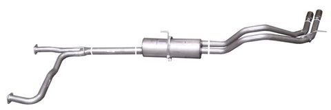 Gibson 04-09 Nissan Titan LE 5.6L 2.5in Cat-Back Dual Sport Exhaust - Stainless - 68400