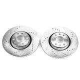 Power Stop 02-06 Audi A4 Front Evolution Drilled & Slotted Rotors - Pair - EBR499XPR