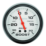 AutoMeter Gauge Vac/Boost 2-5/8in. 30Inhg-20PSI Mechanical Phantom - 5801