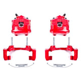 Power Stop 2000 BMW 323Ci Rear Red Calipers w/Brackets - Pair - S2640