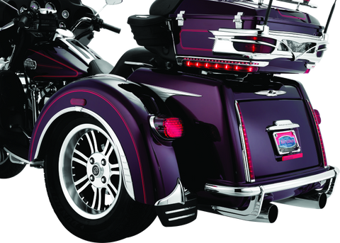 Kuryakyn Rear Fender Flares For Trikes Chrome - 7214