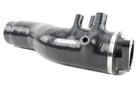 PERRIN 15-21 Subaru WRX / 14-18 Forester XT Turbo Inlet Hose 3in. w/ Turbo Adapter Flange - Black - PSP-INT-424BK