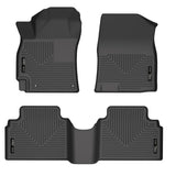 Husky Liners 21-23 Hyundai Elantra WeatherBeater Front & 2nd Seat Floor Liners - Black - 95861