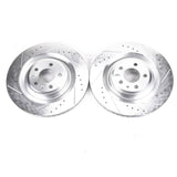 Power Stop 16-18 Audi A7 Quattro Rear Evolution Drilled & Slotted Rotors - Pair - EBR1205XPR