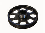 Torque Solution Lightweight Crank Pulley (Black): Hyundai Genesis Coupe 3.8 2010+ - TS-GEN-005B