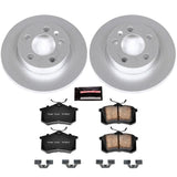 Power Stop 00-06 Audi TT Quattro Rear Z23 Evolution Sport Coated Brake Kit - CRK3093