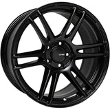 Enkei TSR-6 18x9.5 5x100 45mm Offset 72.6mm Bore Matte Black Wheel - 530-895-8045BK