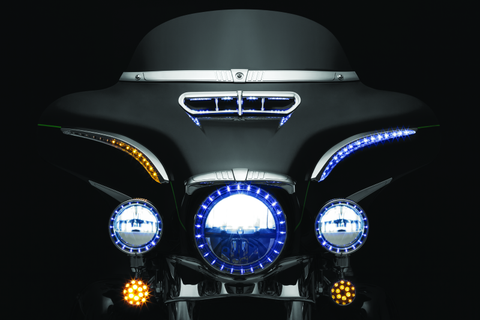 Kuryakyn Bat Lashes LED Sequential Run-Turn Chrome - 7131