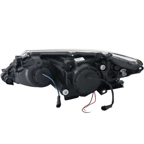ANZO 2012-2013 Toyota Camry Projector Headlights w/ Halo Chrome - 121513