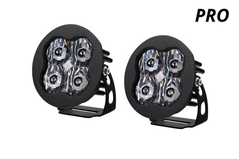 Diode Dynamics SS3 LED Pod Pro - White SAE Driving Round (Pair) - DD6144P