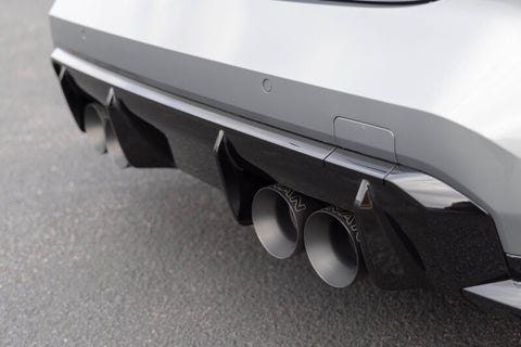 Dinan 21-27 BMW M3/M4 (G80/G82/G83) Valved Axleback Exhaust System - Polished Tips - D660-0093