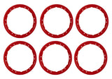 Ford Racing 2021+ Ford Bronco Functional Bead Lock Ring Kit - Red - M-1021K-BLR