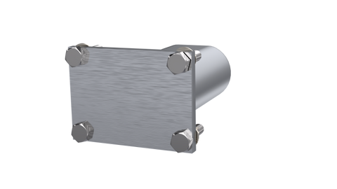 QTP 3in Weld-On QTEC Low Profile Conncetion Oval Tube Kit - 10338