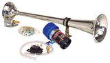Kleinn Chrome Direct Drive Single Horn/ 13.5In - Chrome-Plated Spun Copper - 6127