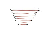 Ford Racing 9mm Spark Plug Wire Sets - Red - M-12259-R460