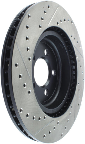 StopTech 05-09 Chrysler 300 (5.7L V8 exc SRT-8) Front Left Slotted & Drilled Rotor - 127.63061L