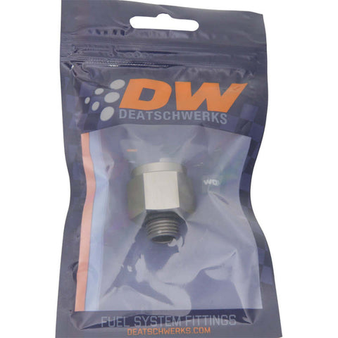 DeatschWerks 6AN ORB Male To 18 X 1.5 Metric Female (Incl O-Ring) - 6-02-0605