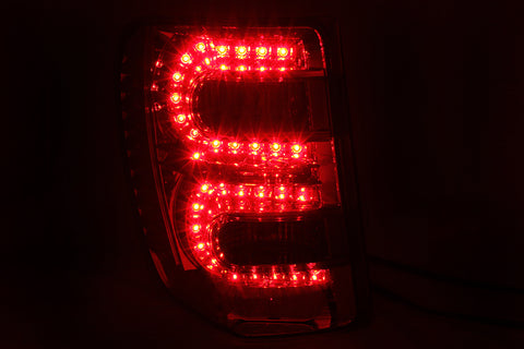 ANZO 1999-2004 Jeep Grand Cherokee LED Taillights Red/Smoke - 311180