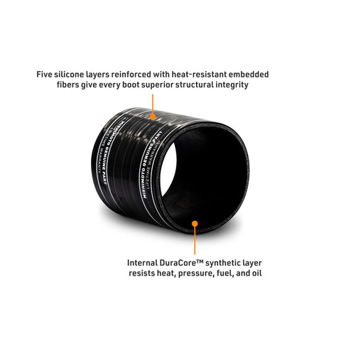 Mishimoto Duracore 4in Straight Coupler - MMDCC-40SBK