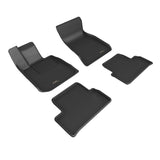 3D MAXpider 22-23 BMW i4 (G2 6) R1 R2 Floor Mat - Kagu Black - L1BM12901509