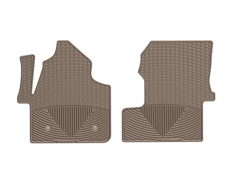 WeatherTech 2007 - 2018 Mercedes-Benz Sprinter Front Rubber Mats - Tan - W481TN